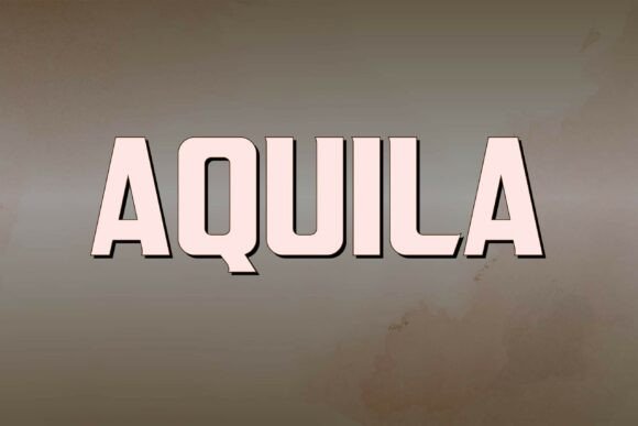 Aquila Bold: A Premium Display Typeface for Editorial Design