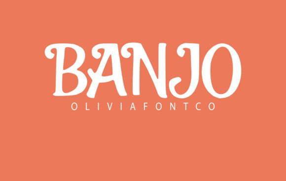Banjo: A Handmade Display Font for Creative Editorial Design