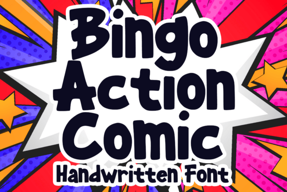 Bingo Action Comic: The Vibrant Display Font for Bold Branding