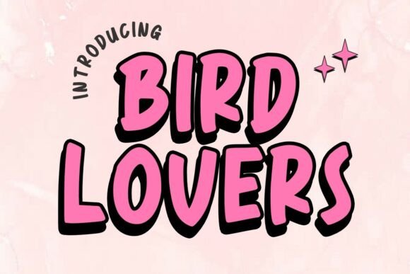 Bird Lovers: The Perfect Display Font for Relaxed Branding