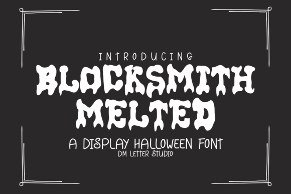 Blocksmith Melted: The Bold Varsity Typeface for Liquid Branding