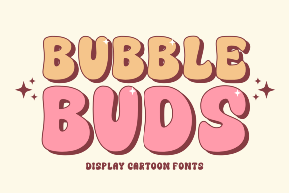Bubble Buds: The Display Font for Back-to-School Campaigns