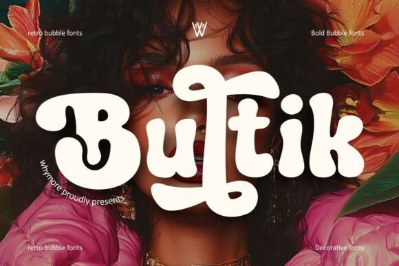 Bultik: The Retro Bubble Font for Bold Branding