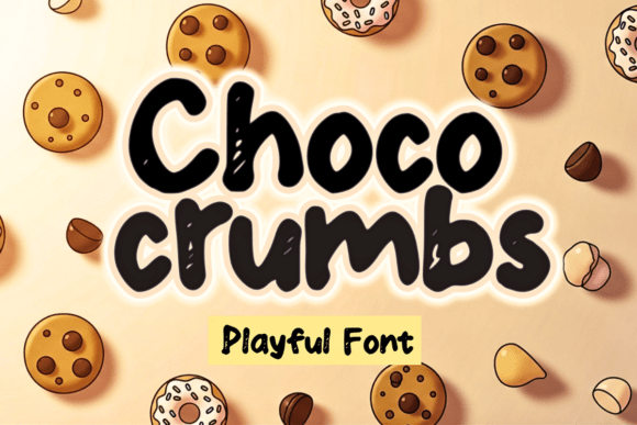 Choco Crumbs: The Sweet Handwritten Display Font for Editorial Design