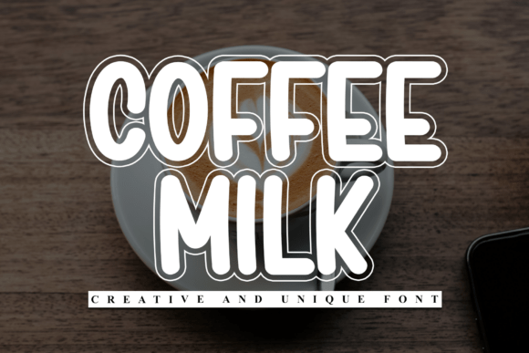 Coffee Milk: A Modern Handwritten Display Font for Editorial Design