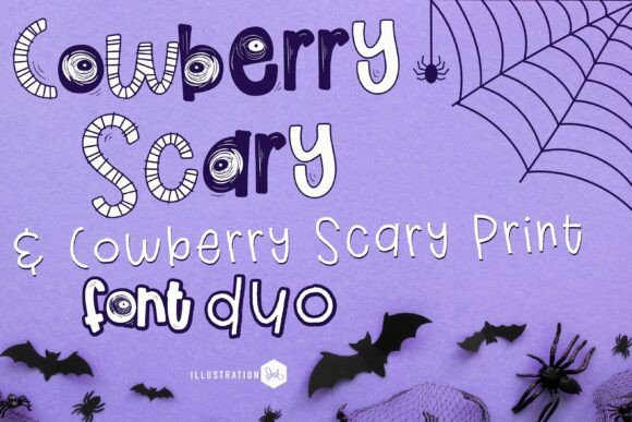 Cowberry Scary Duo: The Display Typeface for High-Impact Campaigns