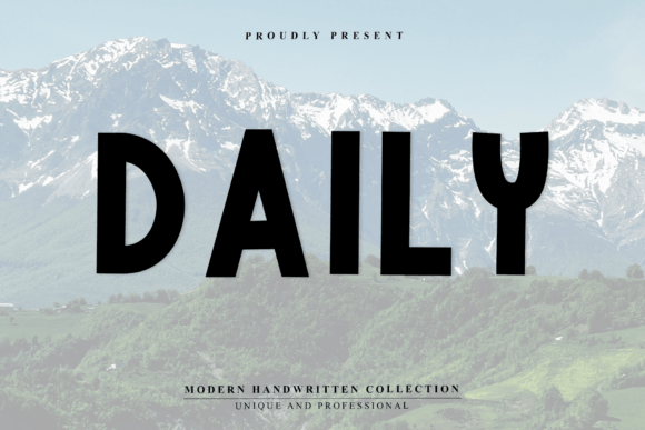 Daily: The Handwritten Display Font for Scroll-Stopping Campaigns