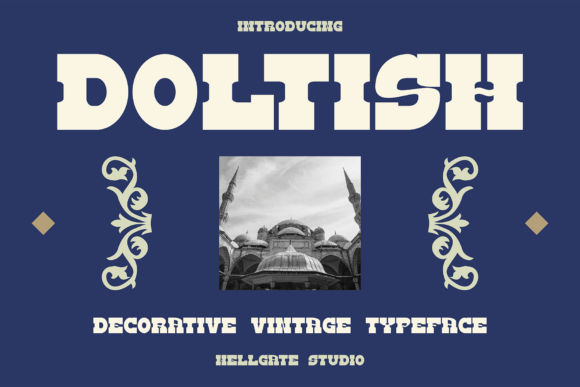 Doltish: A Vintage Display Typeface for Web Design