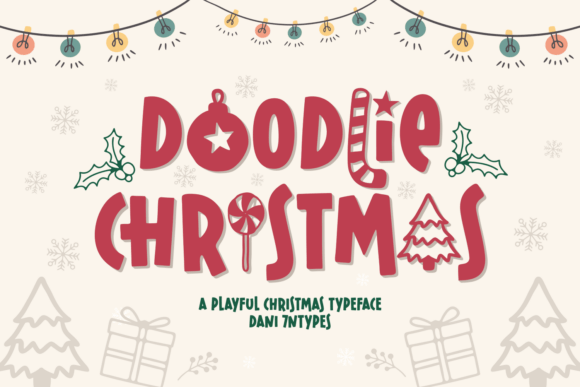 Doodlie Christmas: The Festive Display Font for Holiday Campaigns