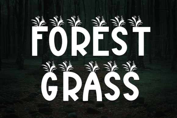 Forest Grass: The Perfect Display Font for Handmade Crafts