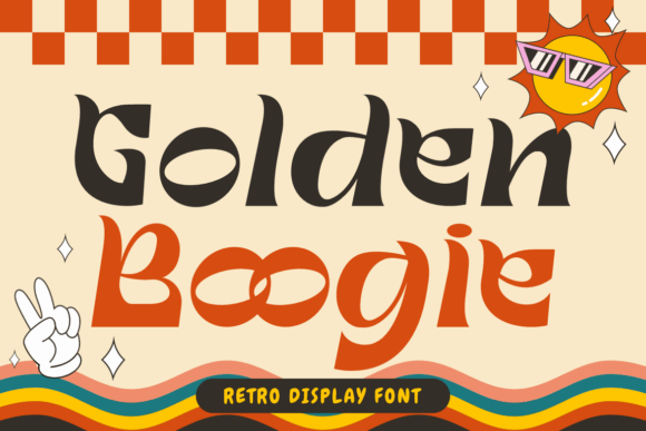 Golden Boogie: The Retro Display Typeface for Viral Campaigns