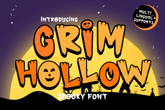 Grim Hollow: The Sinister Display Font for High-Impact Halloween Campaigns