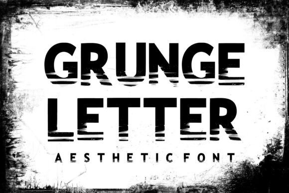 Grunge Letter: The Bold Display Font for High-Impact Campaigns
