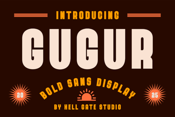 Gugur: The Ultimate Autumn Display Font for Seasonal Campaigns