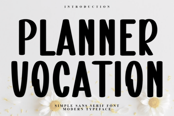 Planner Vocation: A Festive Typeface for Holiday Editorial Design