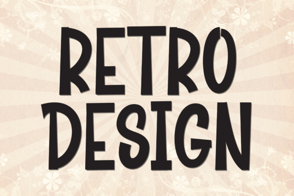Retro Design: The Bold Display Font for Modern Editorial Projects