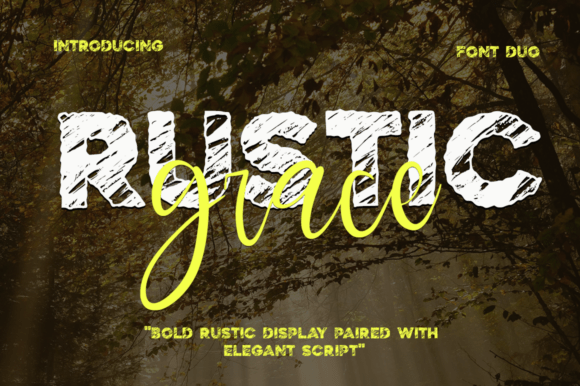 Rustic Grace: The Premium Display Font for Handmade Brands