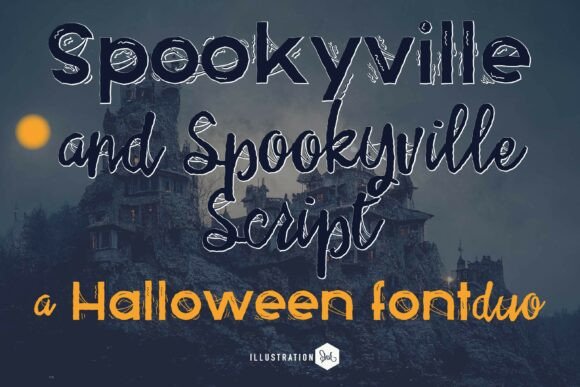 Spookyville Duo: A Haunted Halloween Font Duo for Editorial Design