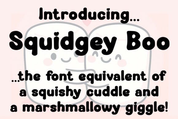 Squidgey Boo: The Playful Display Font for Memorable Branding