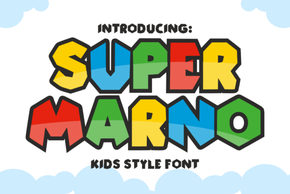 Super Marno: A Modern Display Font for Digital Creatives