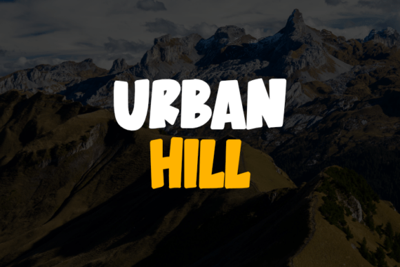 Urban Hill Typeface Review for Modern Branding Projects