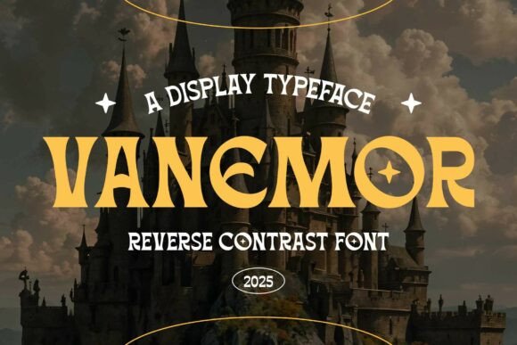 Vanemor: A Unique Display Font for Editorial Design