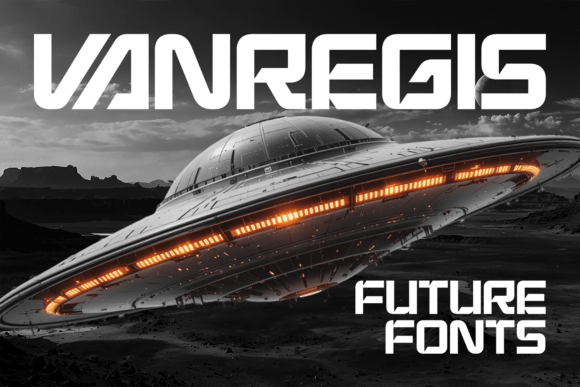 Vanregis: The Futuristic Display Font for Modern Makers