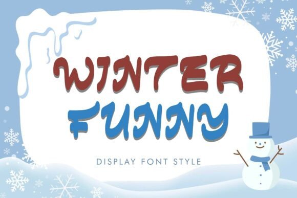 Winter Funny: The Ultimate Display Font for Seasonal Campaigns
